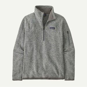 Women’s Patagonia Gray Quarter-Zip Fleece Pullover